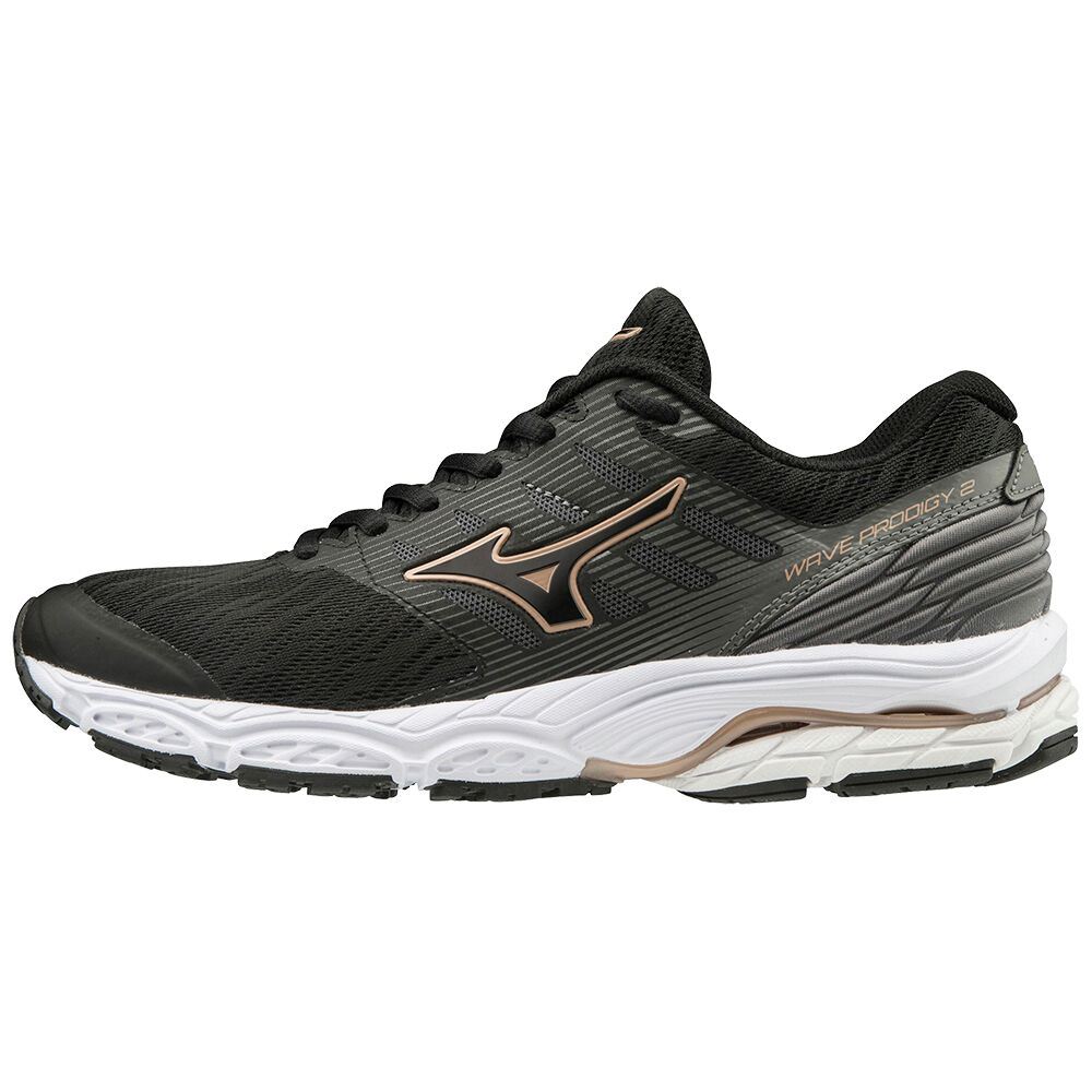 Mizuno Women's WAVE PRODIGY 2 Running Shoes Black (J1GL181009-MJK)